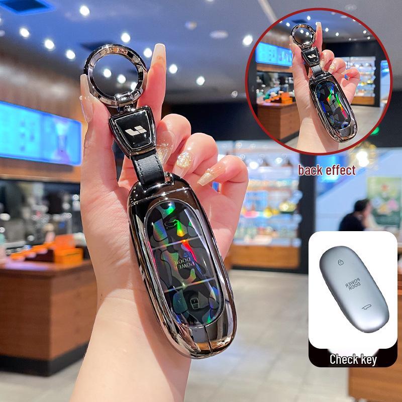 Li Auto Key Cover: Fits 25 L7, 24 L9, One, and L8 Models with Premium Metal Buckle and Full Protection for L6