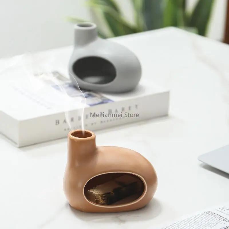 Ceramic Incense Burner Sandalwood Incense Burner Handicraft Incenses Burners Home Decoration Accessories Home Fragrance Products
