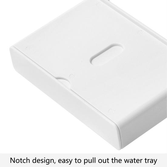 Self-draining Soap Dish with Drawer-Type Drip Tray Wall-Mounted Bar Soap Holder for Shower Bathroom Bathtub Kitchen Sink