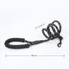 Pet supplies pvc reflective nylon round dog leash for medium and large dogs pet traction rope