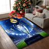 Real Madrid Carpet, Non-slip Office Chair Rug, Digital Print Home Area Rug, Unique Festival Decorations