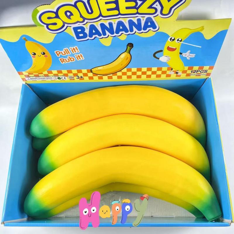 45cm Giocattoli Banana Squishy Antistress Ascesa Lenta Gigante Frutta Squishy Giocattolo da Spremere Divertente Attrezzo Antistress per Adulti Regali