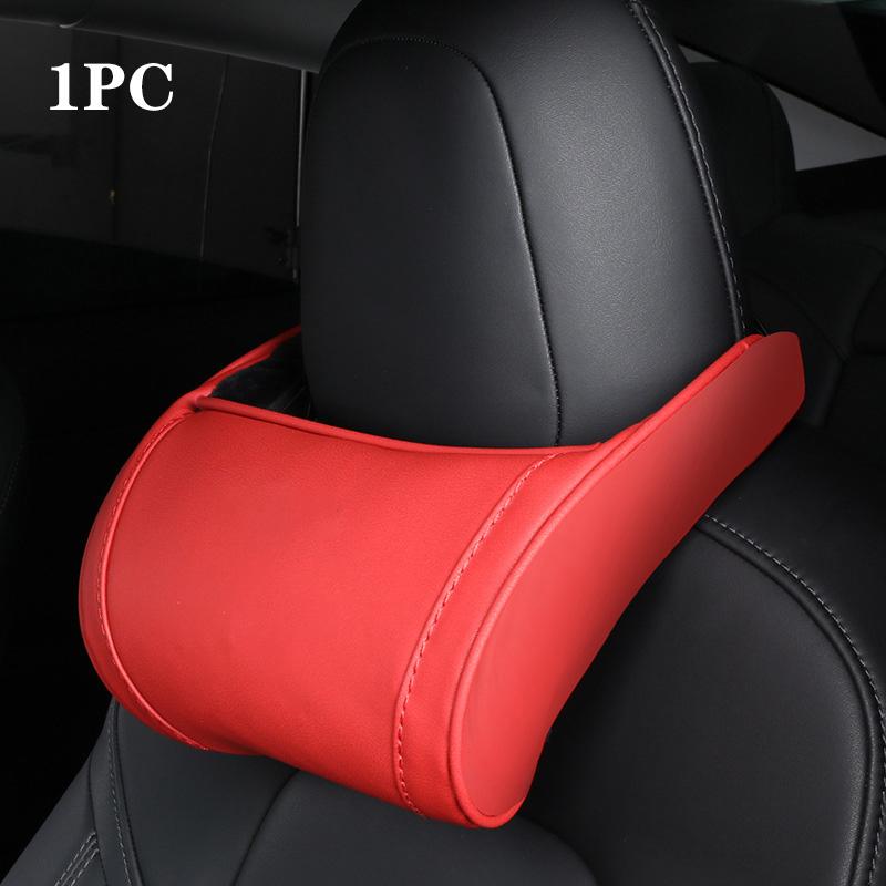 

Подушка для шеи, подголовник, кожа с эффектом памяти для Tesla Model 3 YXS, подушка для шеи, талии, поддержка головы, автомобильное сиденье Model3