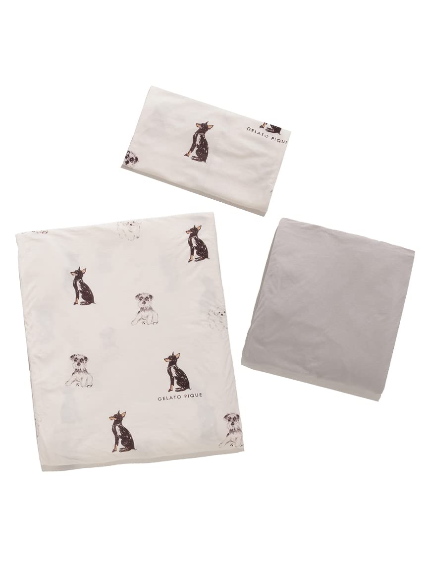 

Gelato Pique Sleep CAT DOG Pattern Set PSGG231809 GRY SD & 3-Piece (Semi-Double) Women s серый