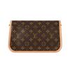 Diane Coated Canvas Shoulder Bag, Baguette Bag, Portable Crossbody Bag, Shoulder Bag Small Women's Brown M45985