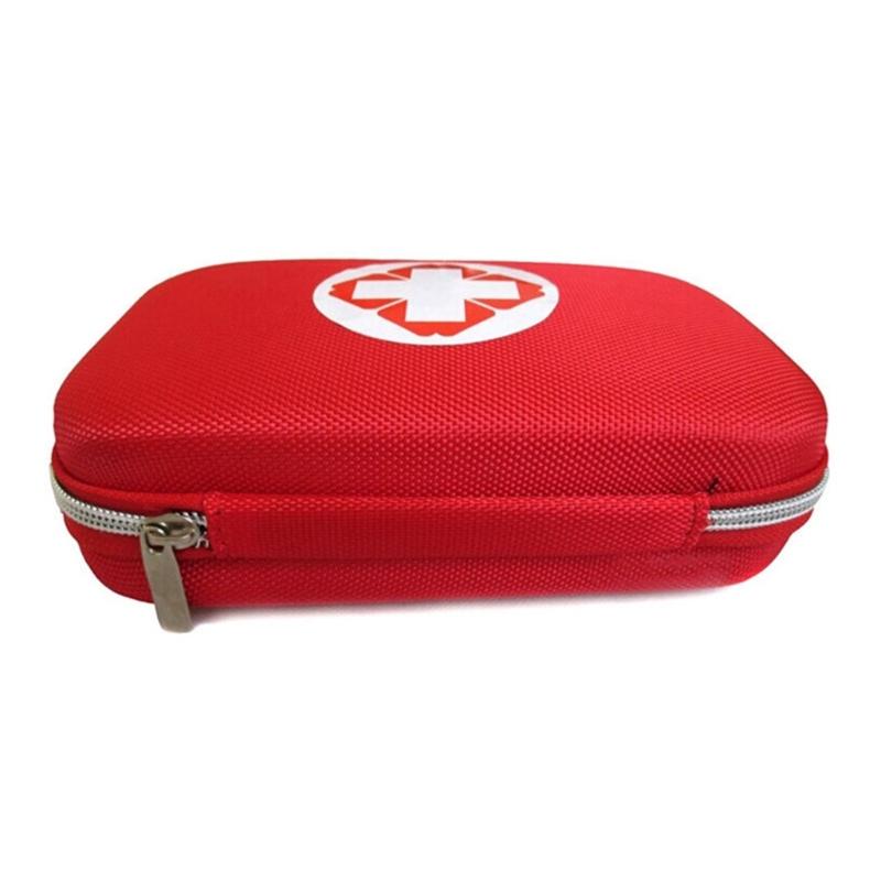 Petite Trousse de Premiers Secours Kits d'Urgence Portables Trousse de Traumatisme Pochette de Médicaments de Voyage pour Voiture, Maison, Camping et Randonnée Durable