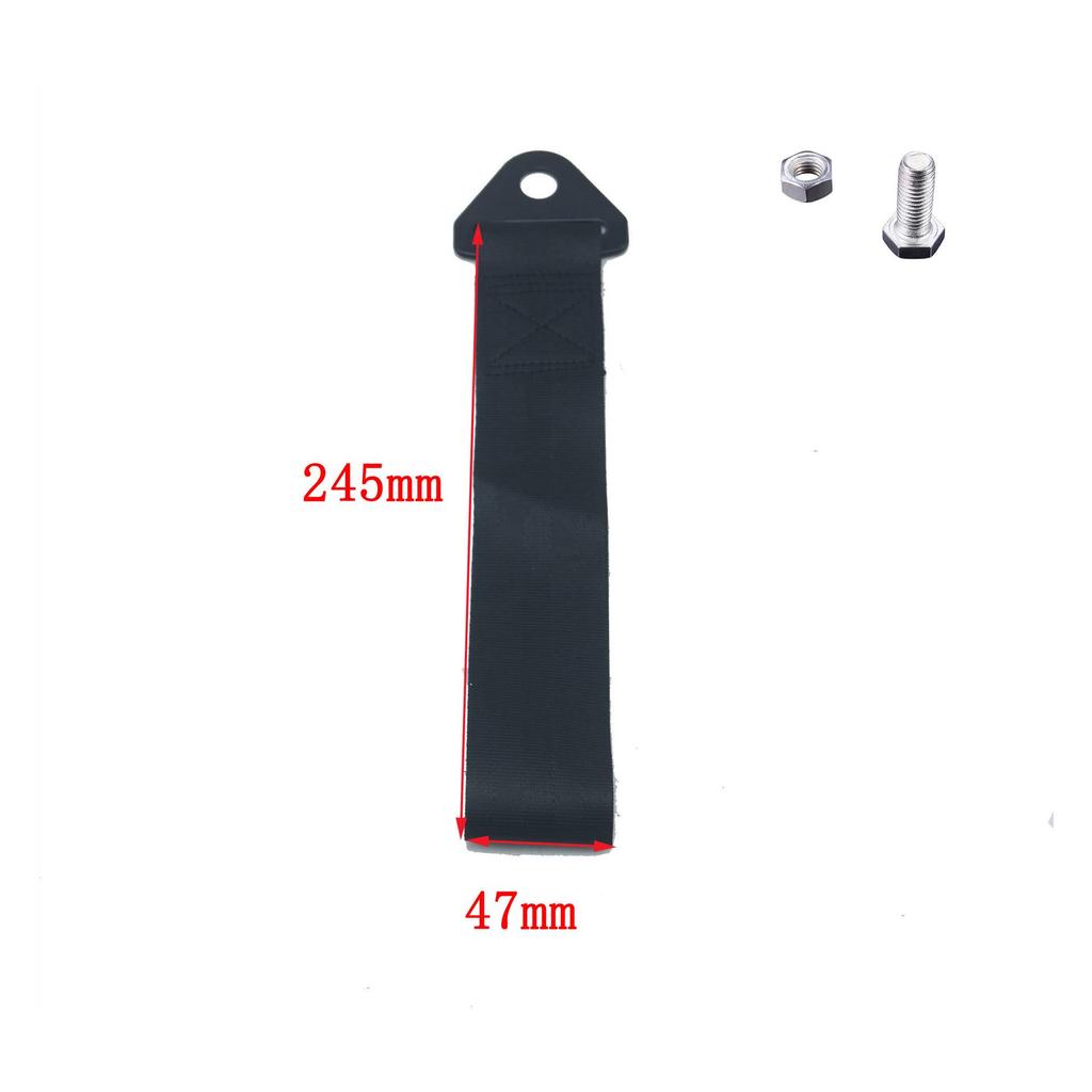 Universal 24.5cm High-Quality Racing Tow Strap - Exterior Decoration Auto Parts
