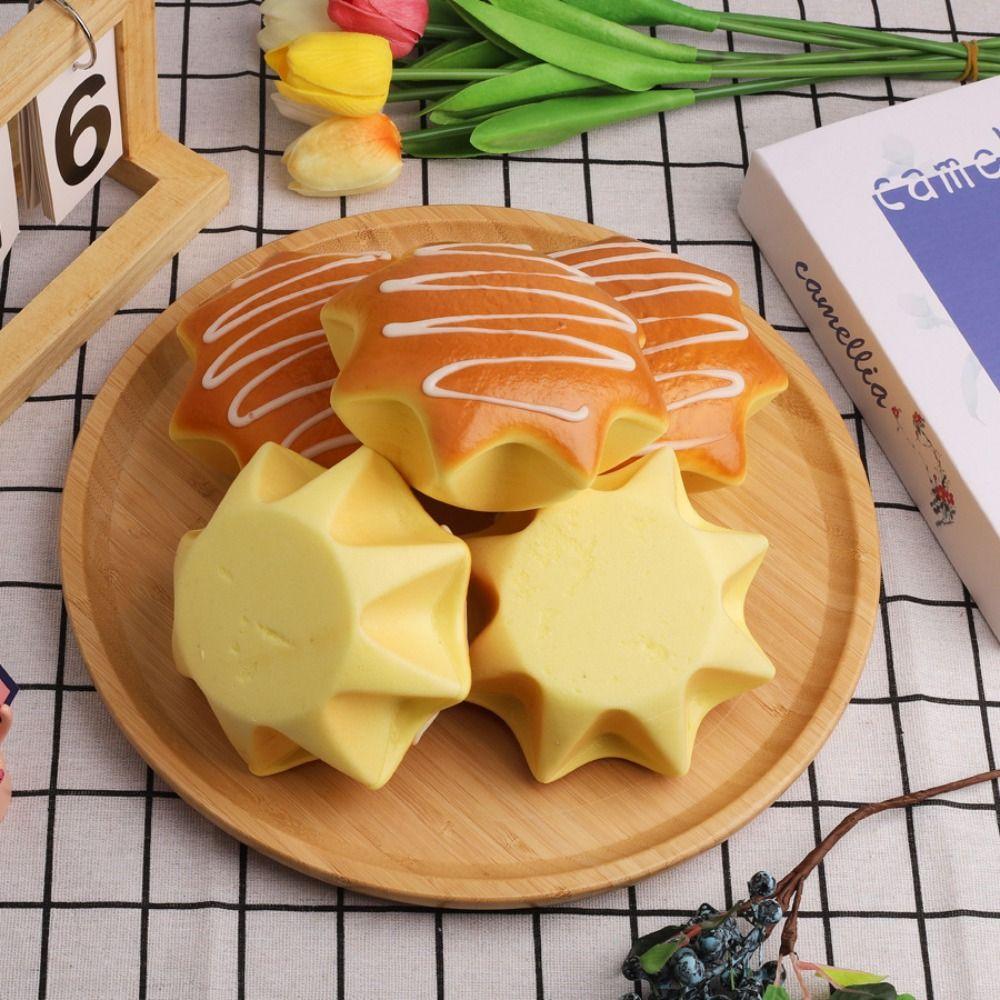 Croissant Puffs Baked Food Pinch Toy Simulation Food Slow Rebound Toy Unique Gift