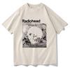 A Moon Shaped Pool T Shirt Radiohead Men Women Harajuku Vintage Graphic 100% Cotton T Shirt Classic Unisex T Shirts
