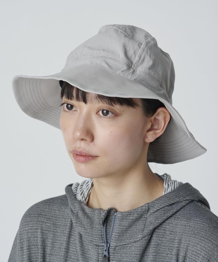 Snow Peak Atmungsaktive Schnelltrocknende Mütze AC-25SU011, Kopfbedeckung, Mütze, Herren- und Damen-, Grau 2