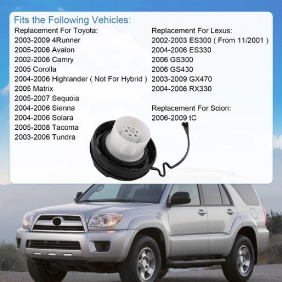 Fuel Tank Gas Cap For Toyota Camry 4Runner Sequoia Lexus Tacoma 77300-33070