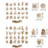 Decor Clips Ornament Wooden Pendant Christmas Advent Calendar Countdown Hanging Tags Number Label