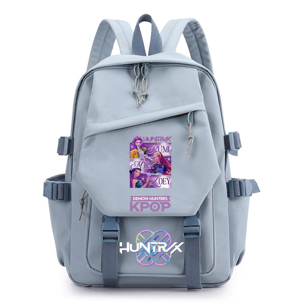 Anime Kpop Dämonenjäger Bedruckter Rucksack für Teenager Jungen Mädchen Schultasche Kinder Schüler Buchrucksack Damen große Kapazität Reisetasche Kindergeschenk Mochila