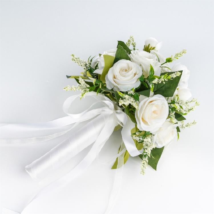 Artificial Vintage Flowers Bouquet Wedding Ceremony Bouquet Beautiful Bouquet for Bridal Shower Ceremony