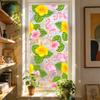Stained Glass Window Film Colorful Rainbow Decorative Window Sticker Privacy Glass Sliding Door Clings Sun Blocking Static Decals for Bathroom Bedroom