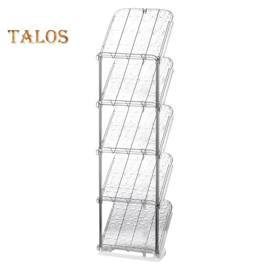 Šikmý úzký stojan na boty 5 úrovní Robustní konstrukce Snadná montáž Organizér pro ukládání bot Vertikální stojan na boty