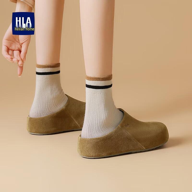 HLA Women s Thick-Soled Slip-On Mule Clogs 36
