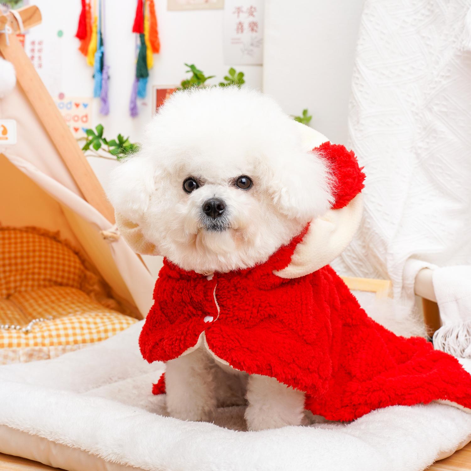 

Собаки Осень Зима Цветы Согревают Их Рождественские Плащи Лучше, чем Плюшевые Медведи Маленькие Собаки Зима Ветрозащитный и Теплый L