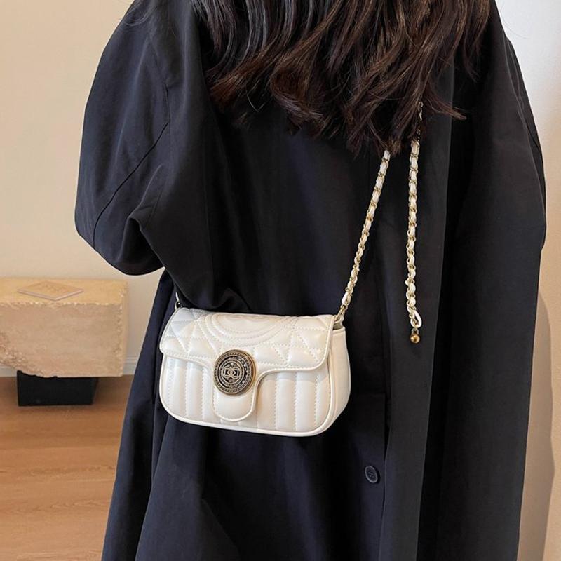 2024 New Bags Women's Bags Trendy Fashion Shoulder Bags Diamond Versatile Crossbody Bags Chain Bags High-end