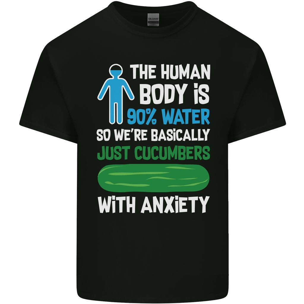 Were Basically Cucumbers With Anxiety Unisexs Light Cotton TShirt