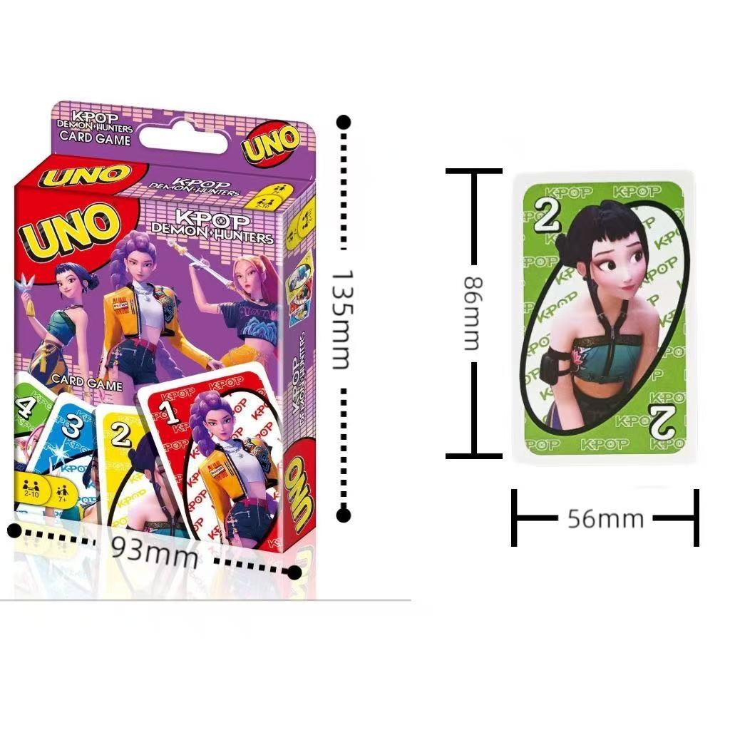 UNO Kpop Demon Hunters Card Game for Kids, Adults & Family with Deck Inspired by The Movie