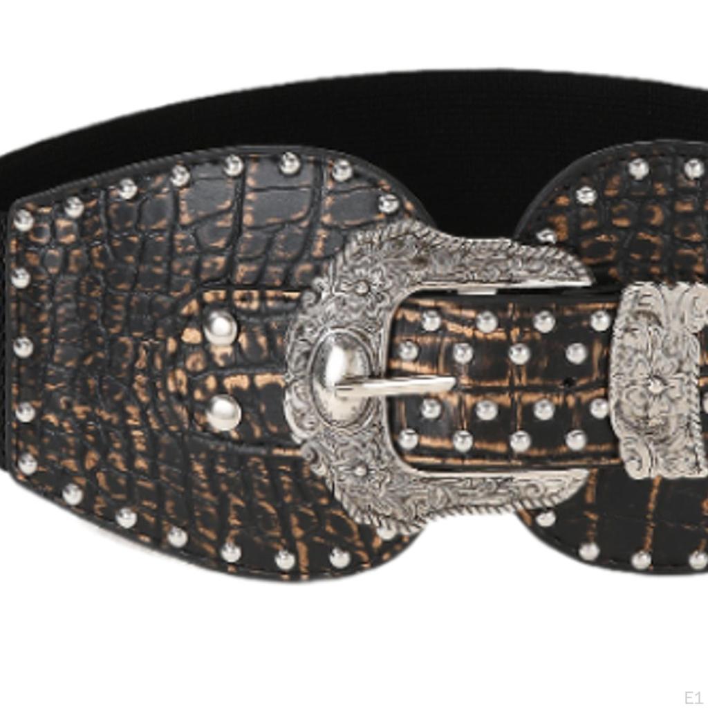 Womens Elastic Waist Belt Portable Dress for Coat Blouse Clothing Accessory