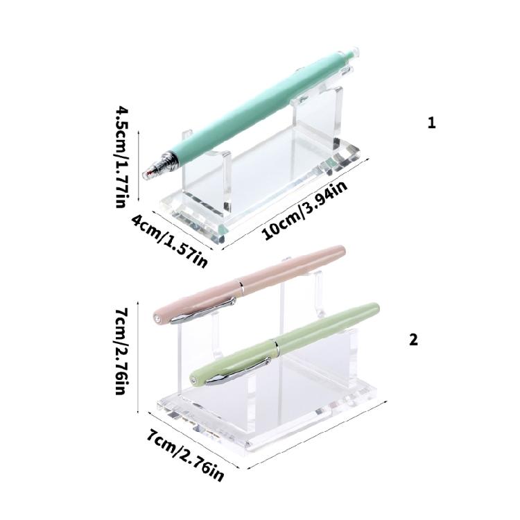 Practical Acrylic Pen Organizers Pen Holders Tray Pen Display Rack With Clean Lines Enhances Offices And Home Aesthetics
