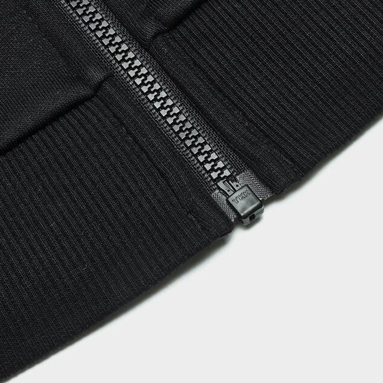 Fila Original Fashion Casual Full Zip Hoodie Sweatshirt Women Outerwear Black F51W449501F-BK