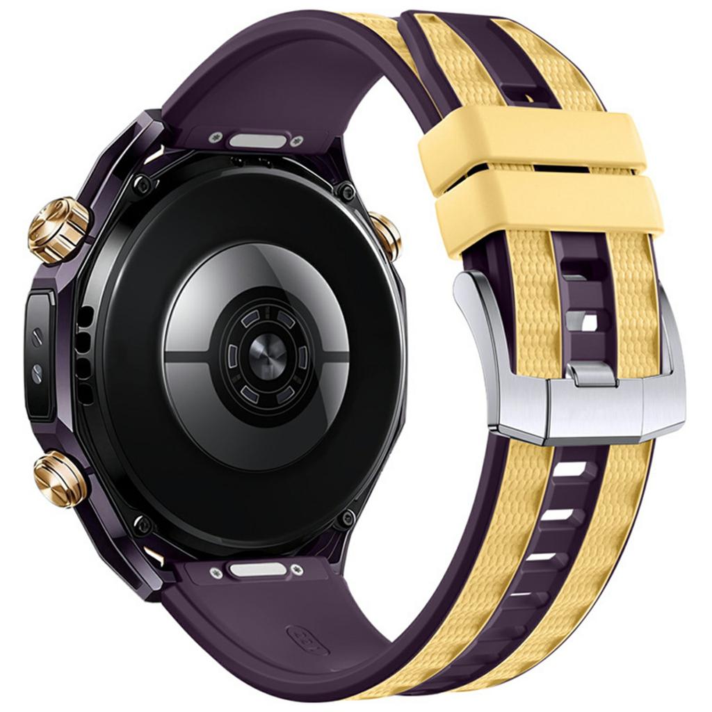 22mm Dual Color Watch Band for Huawei Watch GT 5 Pro/5/4/ 46mm/Watch 4 Quick Release Silicone Strap