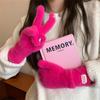 Soft Cashmere Winter Knitted Gloves Korean Style Full Finger Mittens Durable Warm Gloves  Women