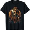 Steampunk Lady with Retro Metal Industrial Elements a Steam T-Shirt