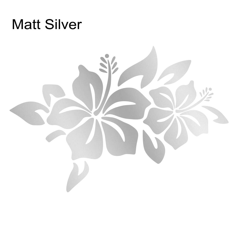 Vine Hibiscus Car Sticker Car Whole Body Vinyl Decal Waterproof Vehicles Motorcycle Stickers Car Accessories Decoration Exterior