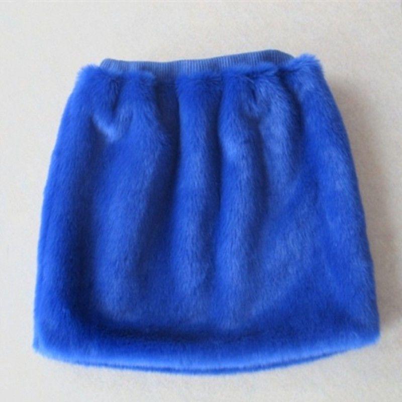 Podzimní a zimní nová kožešinová krátká sukně módní imitace králičí kožešiny sukně dámská všestranná sukně s vysokým pasem slim trendy