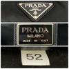 PRADA Boston Bag Travel Bag Shoulder Bag Large Logo Tessuto Nylon Saffiano Leather Black Triangle Logo Plate A4 Capacity 2WAY Men's