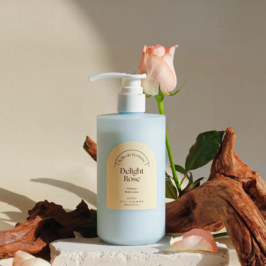 Daily Comma Belo de PerfumeBody Lotion Delight Rose 500ml