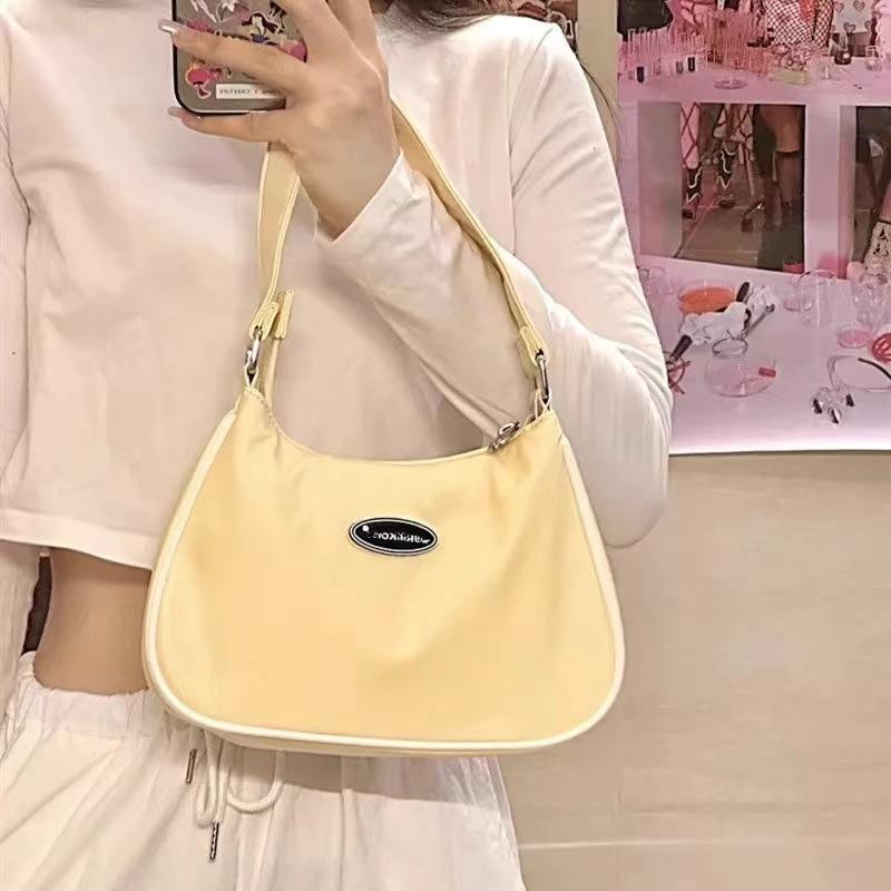 Сумка женская 2023 новая летняя маленькая сумка-портфель нишевая повседневная универсальная нейлоновая подмышечная сумка наплечная сумка-портфель