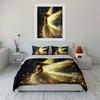 Golden Fairy Theme Decor Set Bedding Set With 1 Duvet Cover 2 Pillowcases Single Double King Queen, Gift