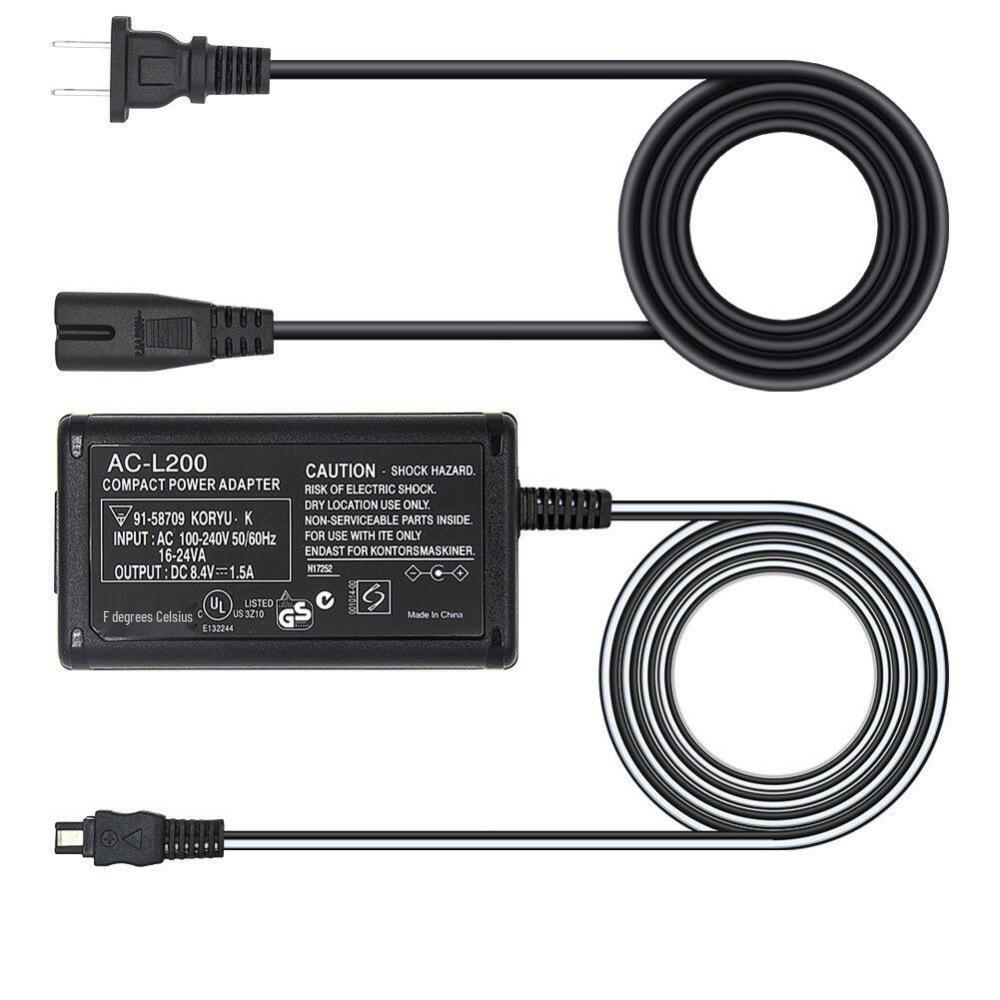 Зарядное устройство Sony DCR-SX40/SX41 8,4 В 1,5 А Адаптер AC-L200 AC-L200+US Cable [Boxed]