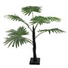 Realistic Glowing Plastic Palms Tree With LED Bulbs Great Decorative Table Lamp For Nighttimes Event
