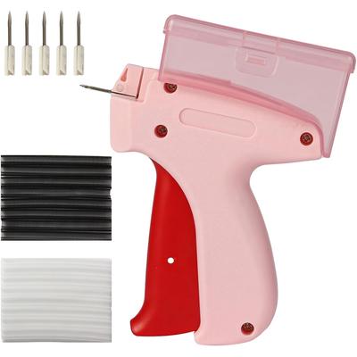 Stygnpistol med förvaringslåda, Klädetiketteringspistol, Mini-stygnpistol för kläder, Etiketteringspistol för kläder, Snabbstygnssömnad för fållning, Stygnig verktyg