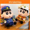 Cute Crayon Shinchan Plush Doll With Pilot And Firefighter Design For Gift Kids