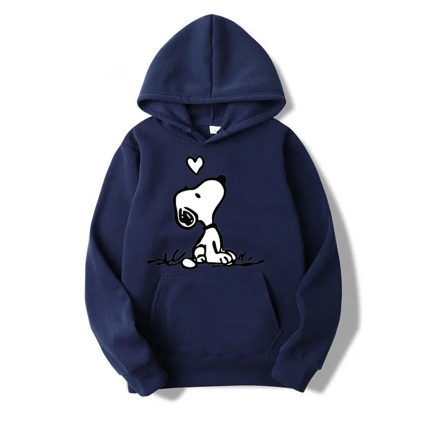 American Cartoon Comics Snoopy Hoodie Women Man Pullover Tops Spring Autumn Men 2024 New Casual Couple Sweatshirt Clothing