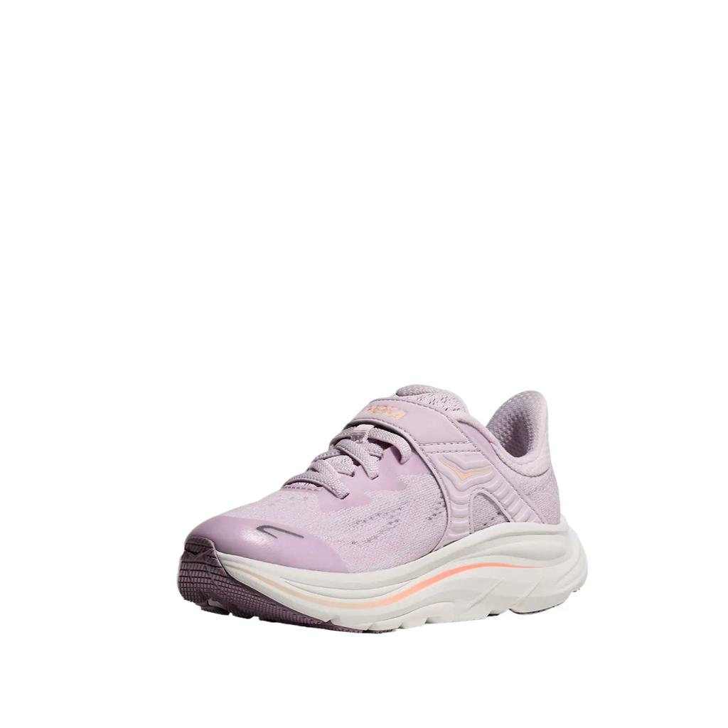 Hoka One One Clifton 10 Round Toe Comfortable Velcro Breathable Durable Low Top Running Shoes Kids sneakers 1168873-LRMT
