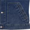 Uniqlo Solid Color Long Sleeve Denim Jacket Unisex Jackets Blue 444552-68