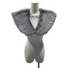 Mens Viking Fur Shawl for Women Medieval Faux Fur Mantle Shoulder Wrap Collar Warrior Renaissance LARP Cosplay Costume