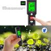 Ongwan Digital Soil Thermometer, Soil EC Meter, Measures Soil Temperature, EC, Electrical Conductivity, and Temperature, IP67 Waterproof, EC-8801A