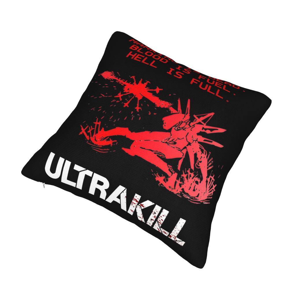 Ultrakill Shooting Game Hell is Kill Pillowcase Polyester Cushion Cover Decorative V1 Rock Pillow Case Cover Bed Drop Shipping