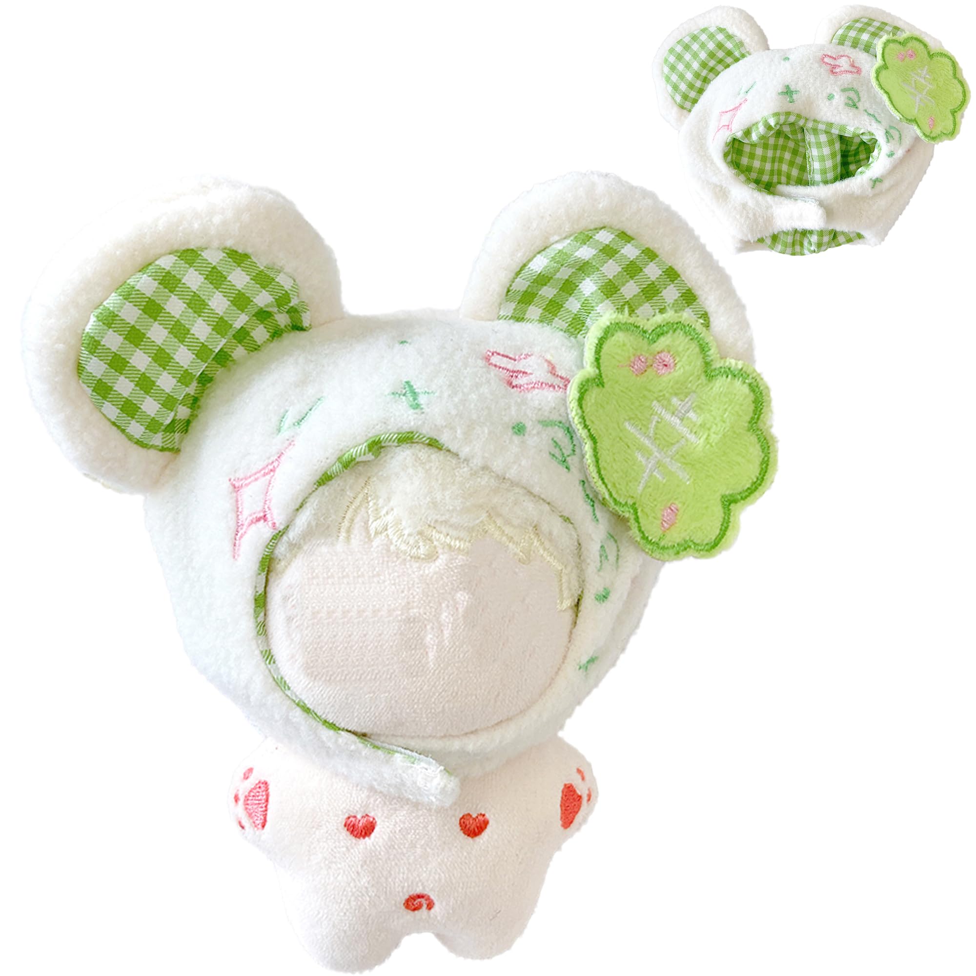 

Clover Kigurumi Cap for Plush Toys (10cm) Green, Plush Clothes [Used]