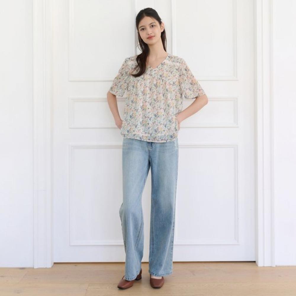 Thursday Island Women V Neck Chiffon Blouse T264mbl243w