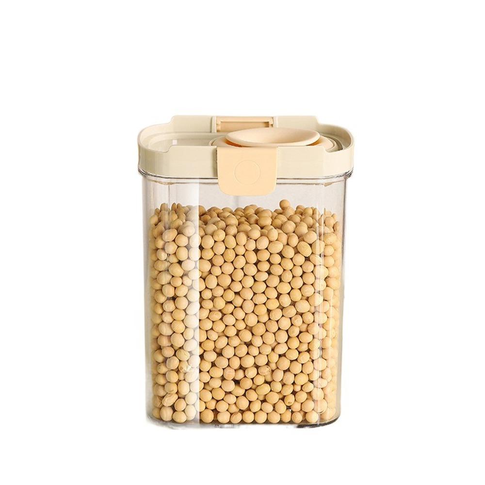 Sealed Grain Storage Box Transparent Cereal Dried Goods Jar Food Storage Box  Kitchen